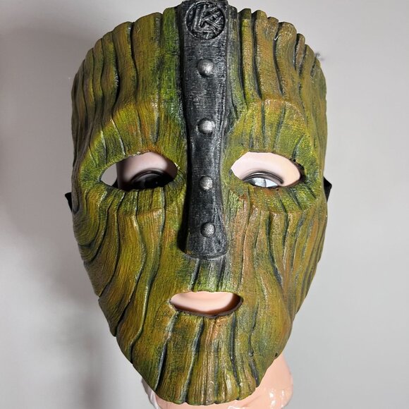 Other - The Mask Loki Wooden-Style Tree Bark Mask Cosplay Face Mask One Size